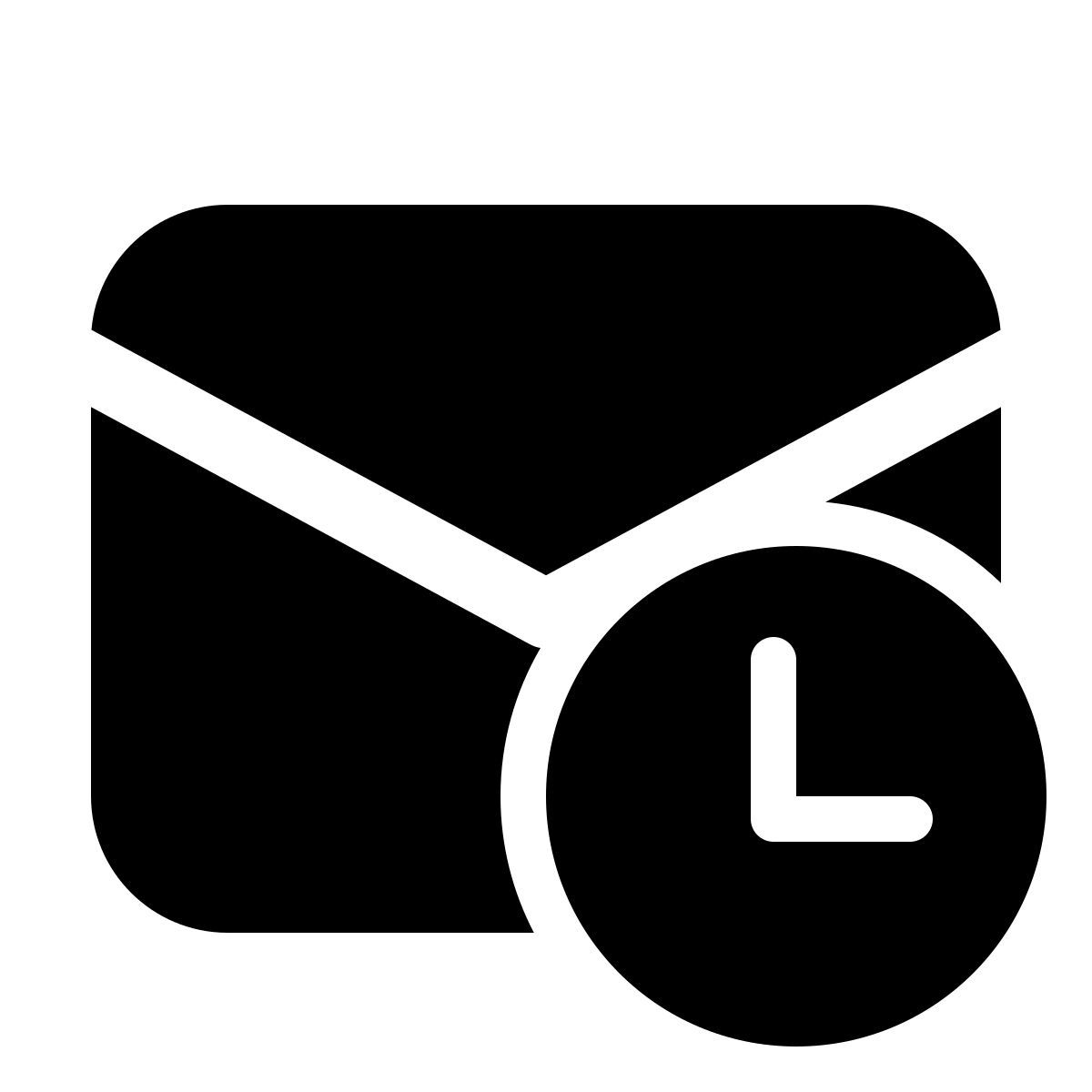 windows 11 filled style agendar email icon