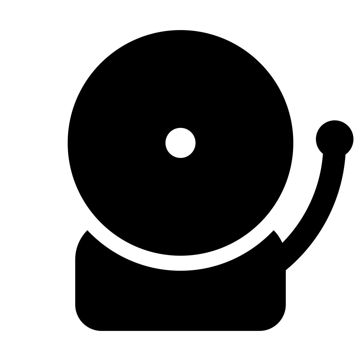 windows 11 filled style gong icon