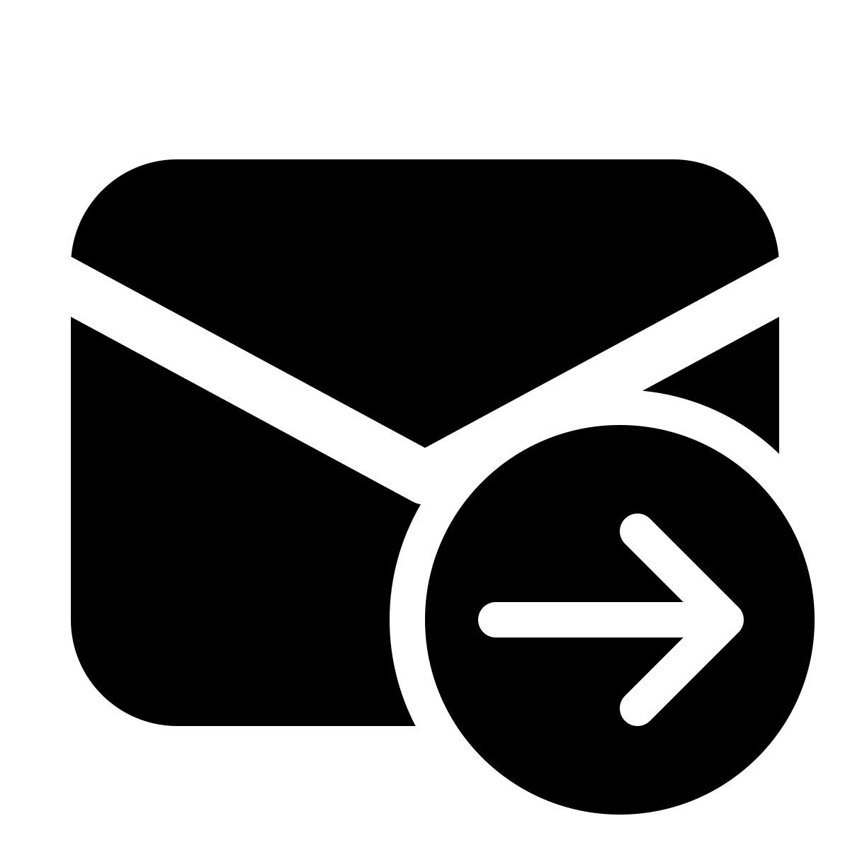 windows 11 filled style enviar icon