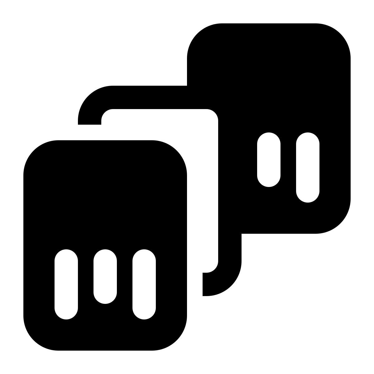 windows 11 filled style separate using a bar code icon