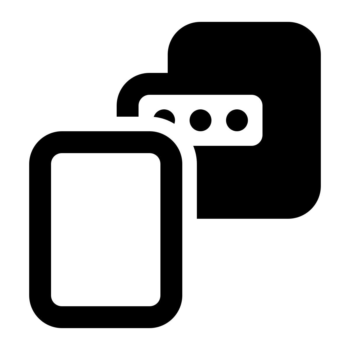 windows 11 filled style separate using a key word icon