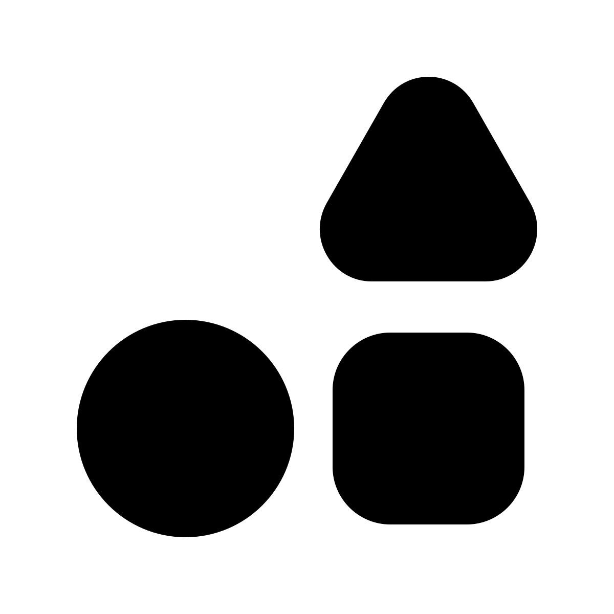 windows 11 filled style abstract icon