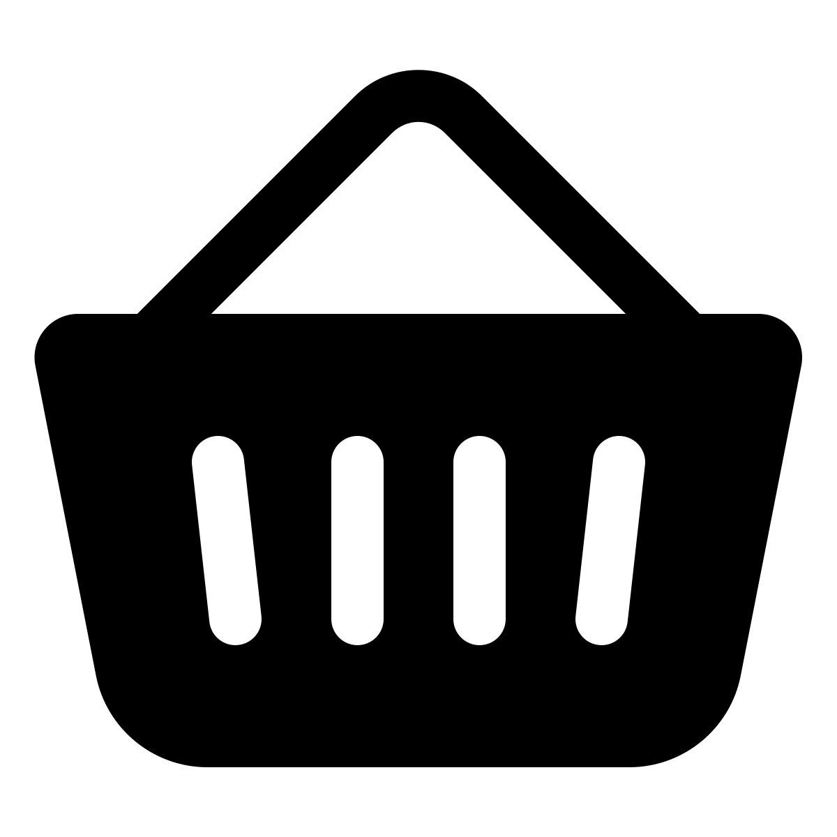 windows 11 filled style einkaufskorb icon