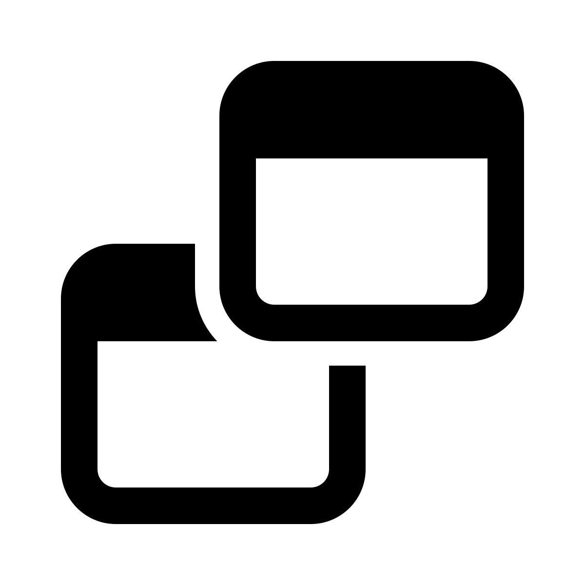 windows 11 filled style afficher les vues non cachées icon