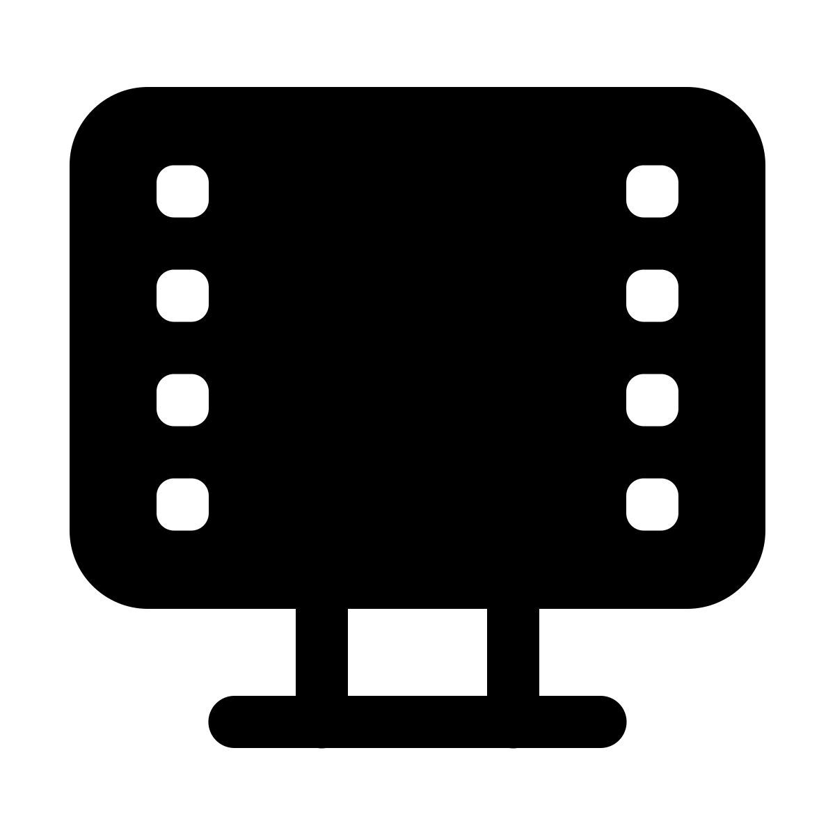 windows 11 filled style mostrar fotogramas icon