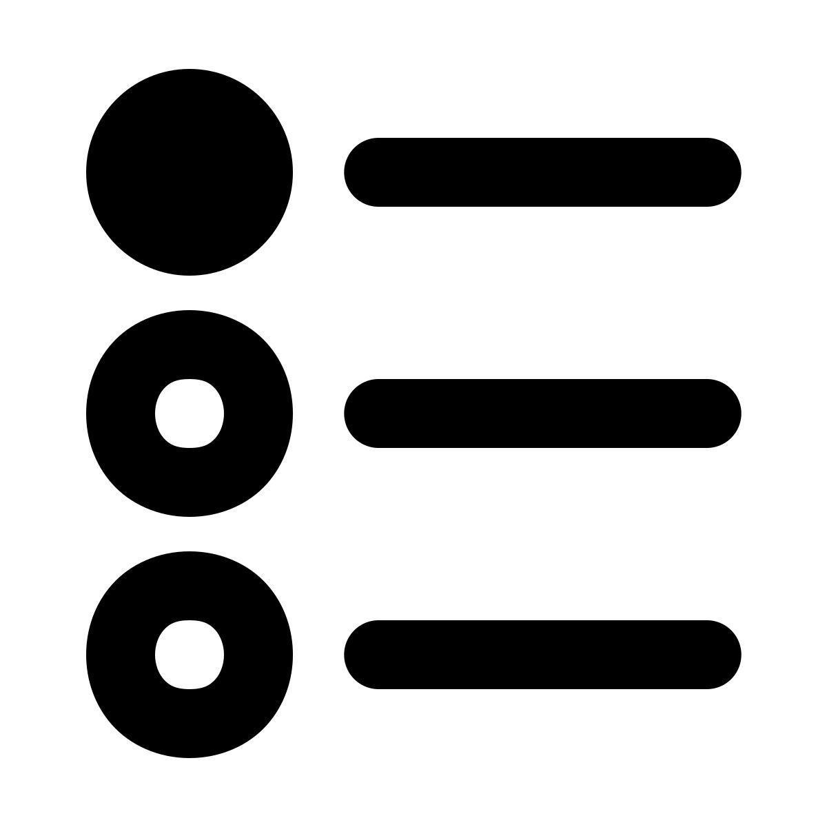 windows 11 filled style 单选 icon