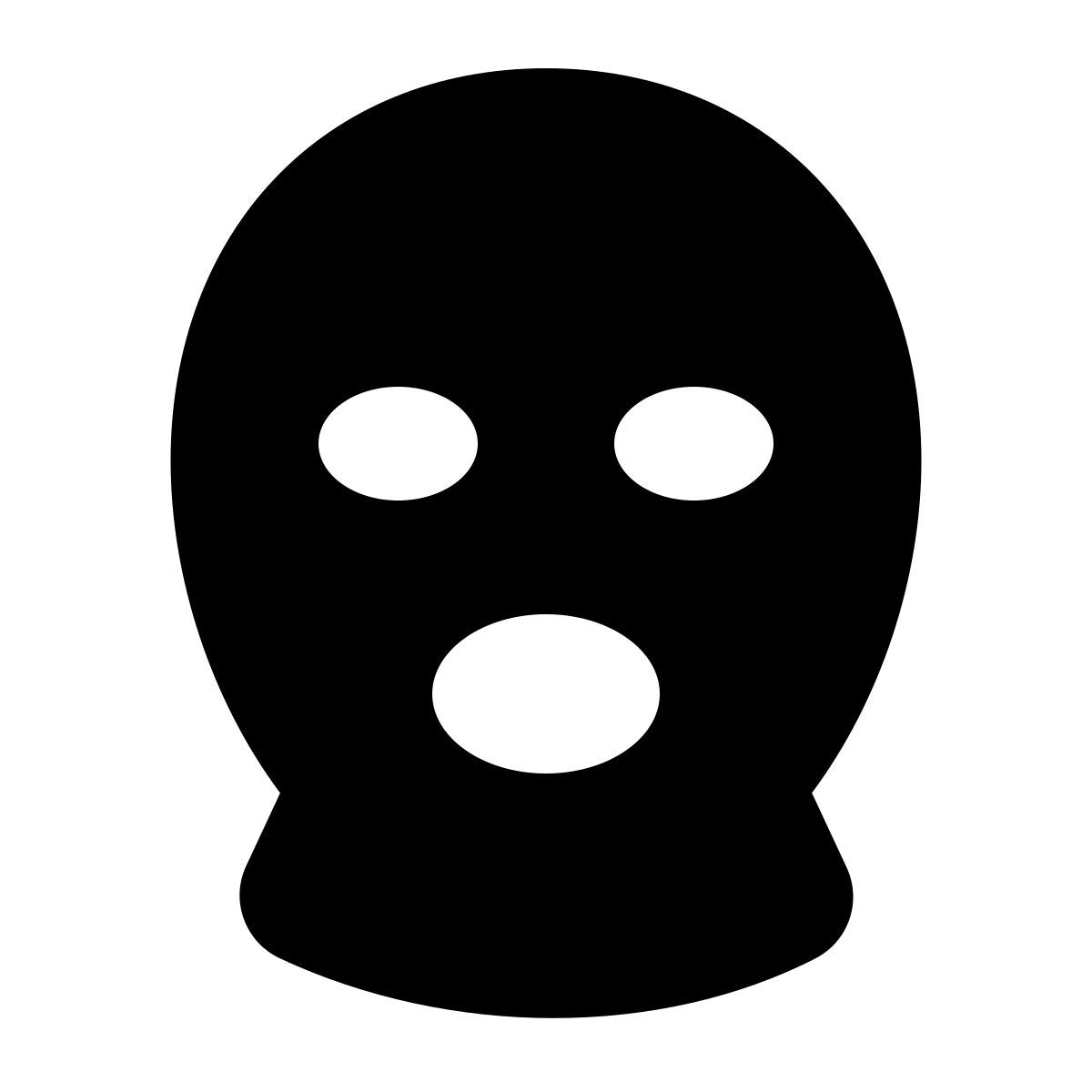 windows 11 filled style máscara de esquí icon