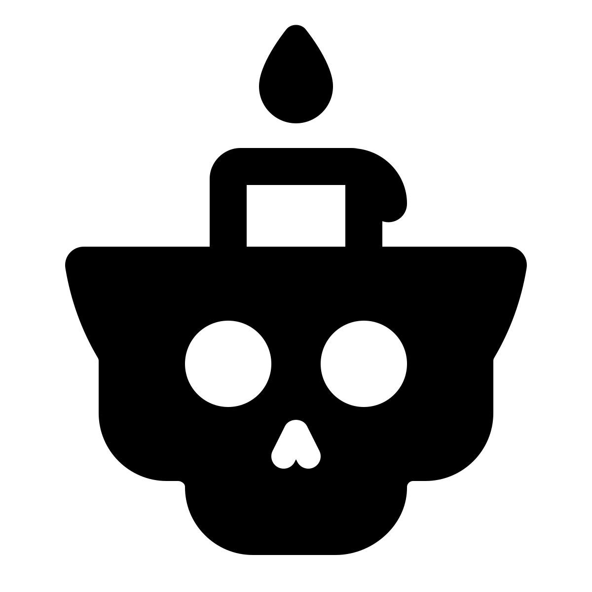 windows 11 filled style vela calavera icon