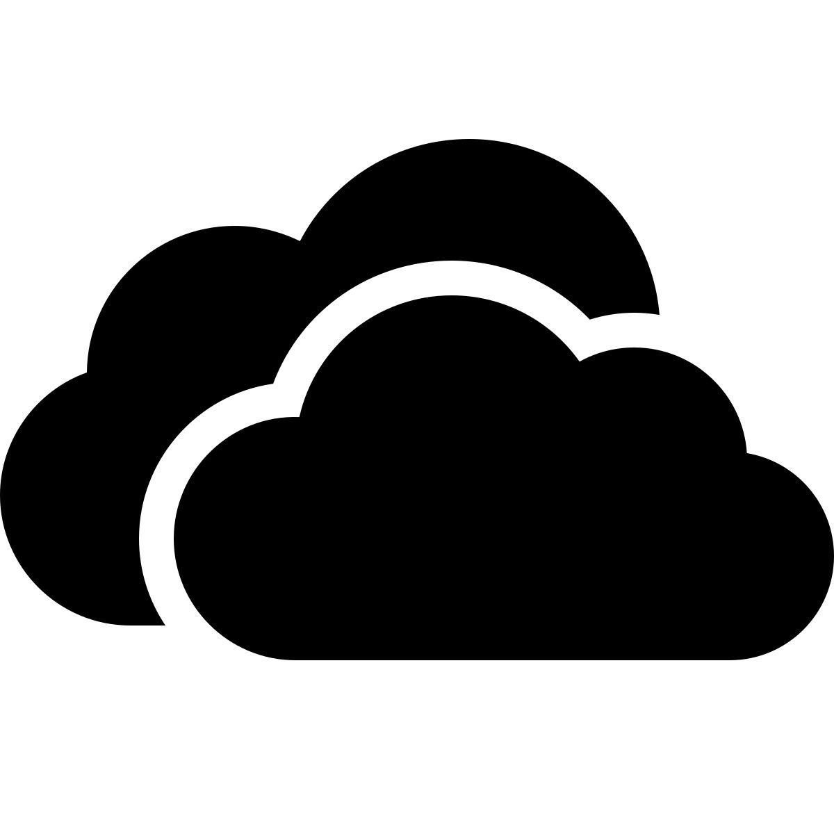 windows 11 filled style onedrive icon