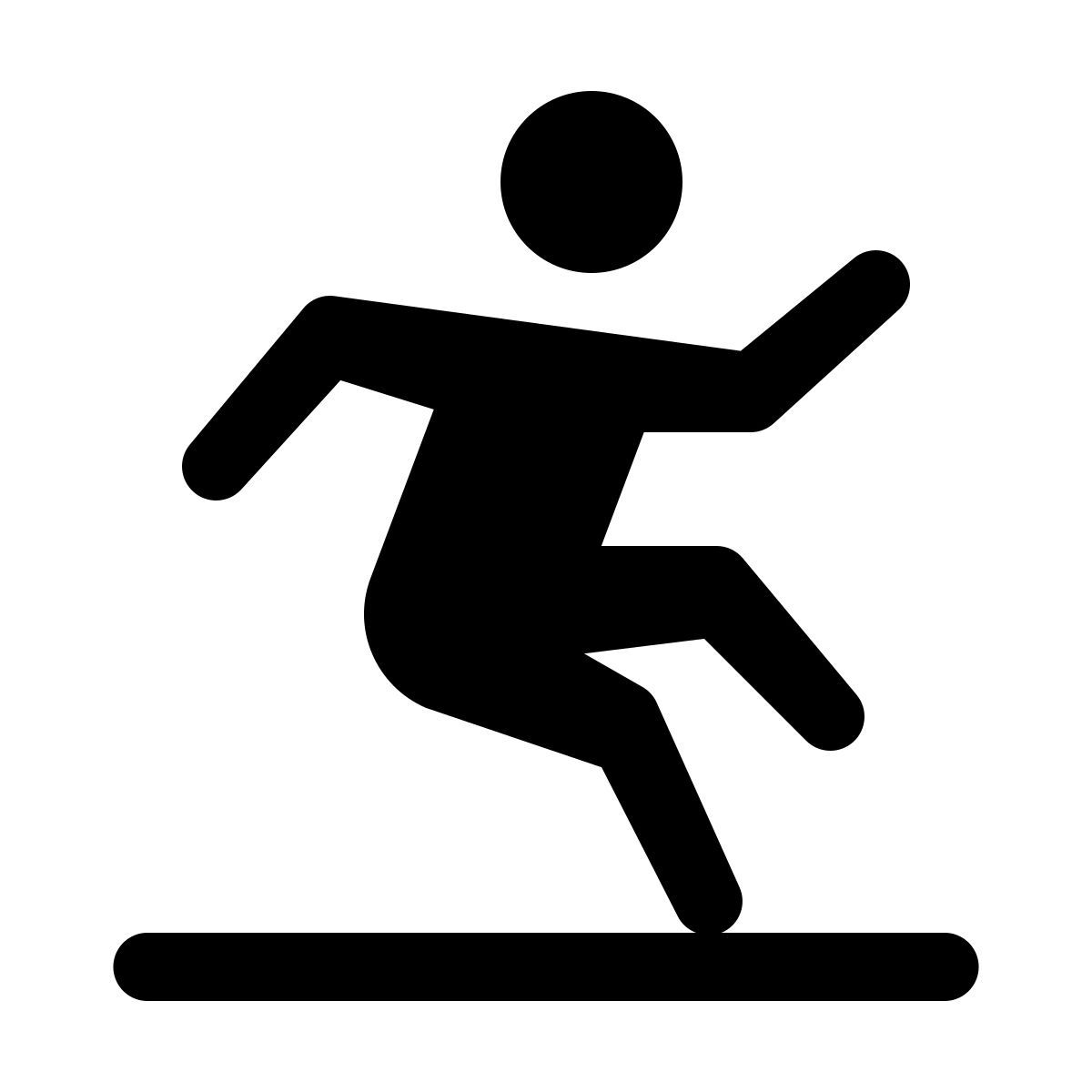 windows 11 filled style 미끄러운 바닥 icon