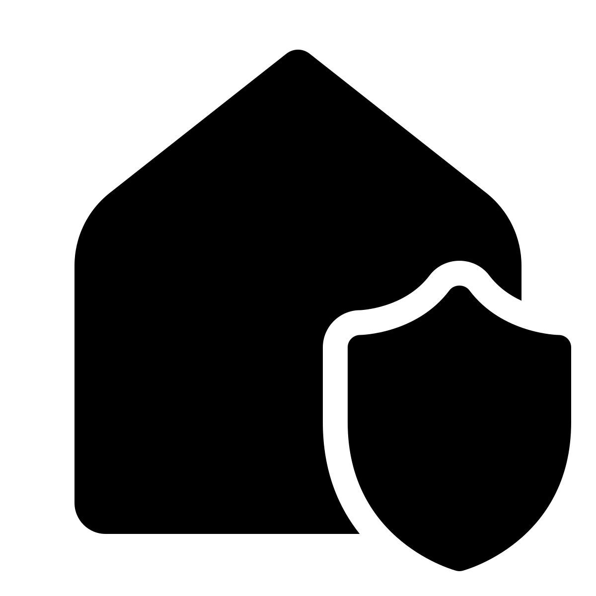 windows 11 filled style smart home shield icon