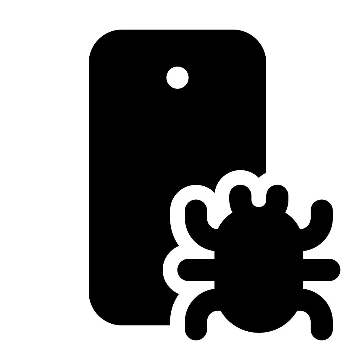 windows 11 filled style 智能手机bug icon