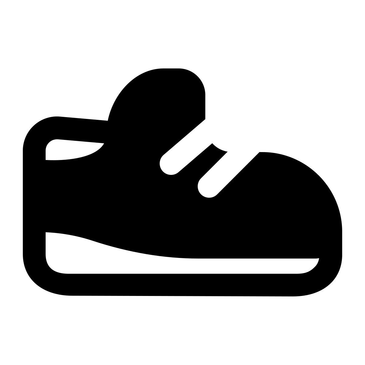 windows 11 filled style zapatillas icon