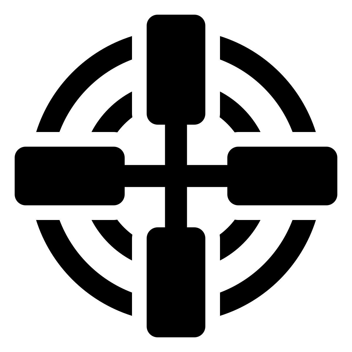 windows 11 filled style 狙击镜 icon