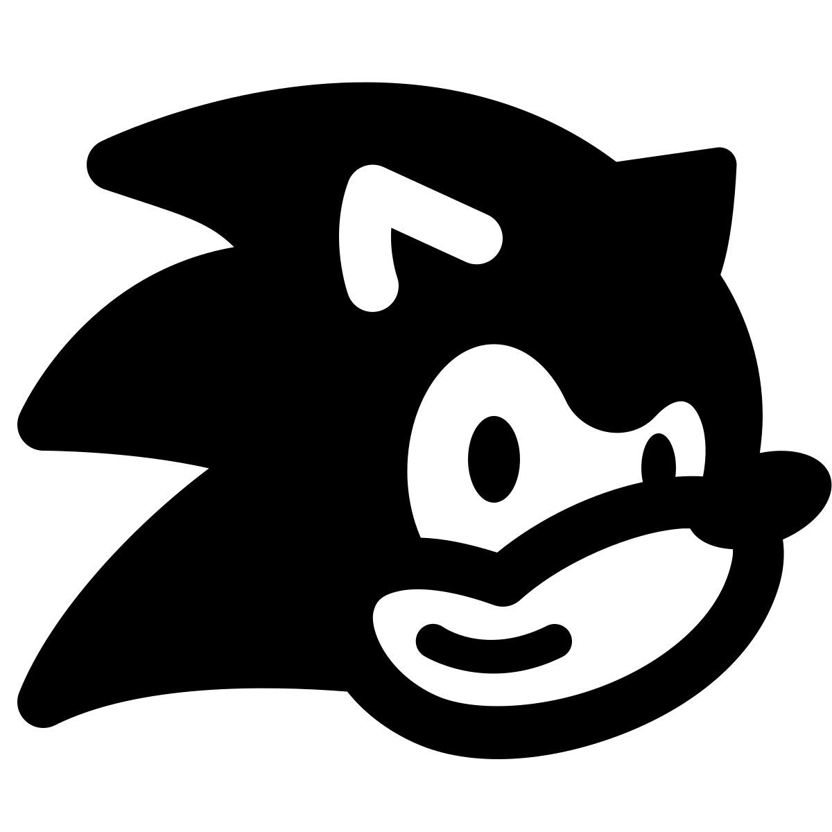 windows 11 filled style sonic l&#39;hérisson icon