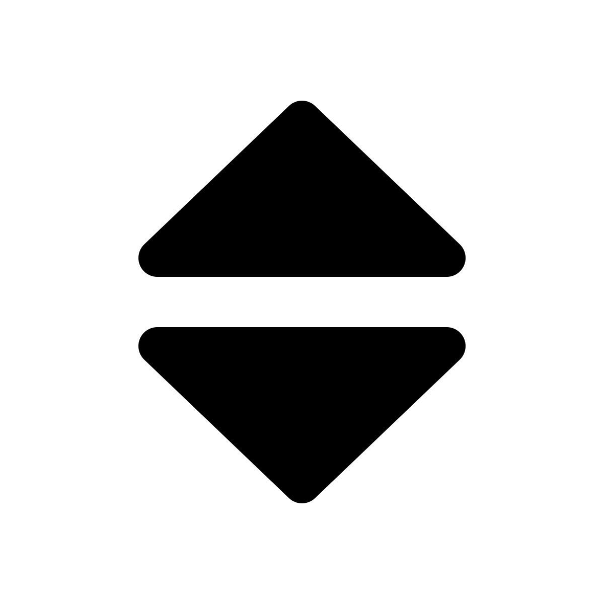 windows 11 filled style sorting arrowheads icon