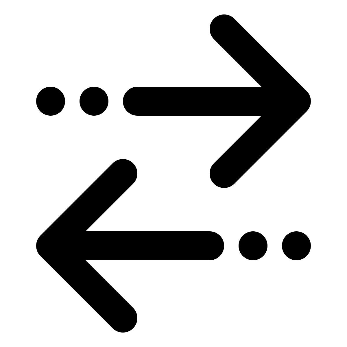 windows 11 filled style flecha direccional horizontal icon