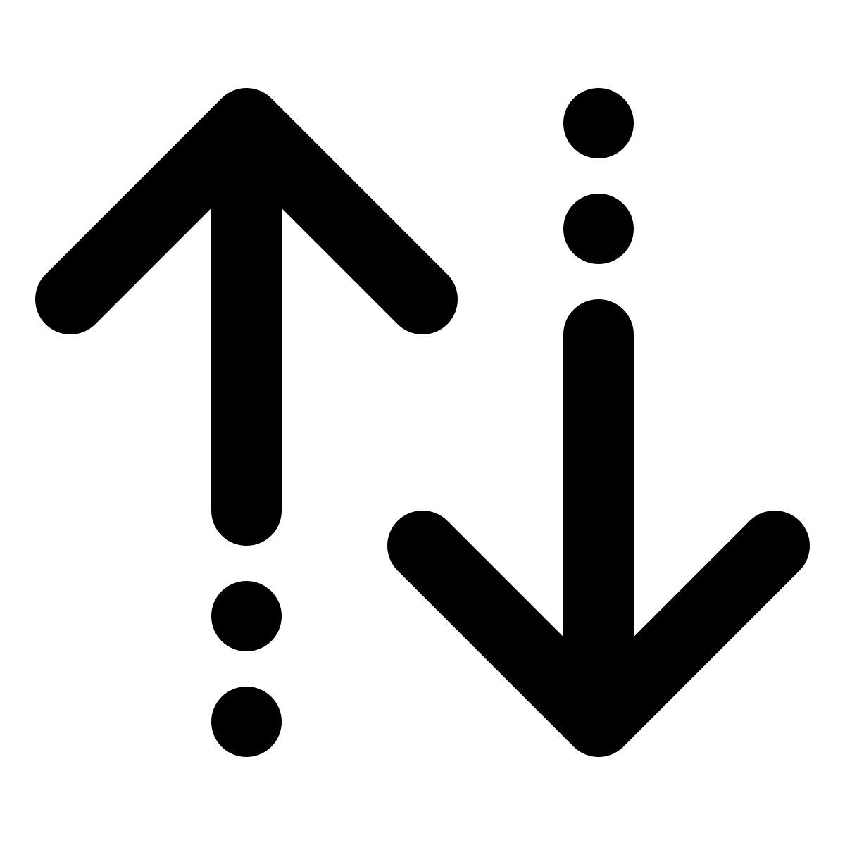 windows 11 filled style flechas de ordenar icon