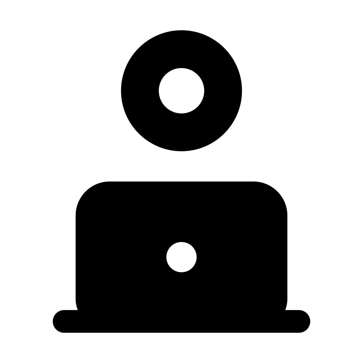 windows 11 filled style 웹 카메라로 말하기 icon