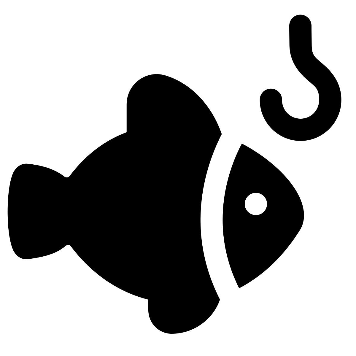 windows 11 filled style sports fishing icon