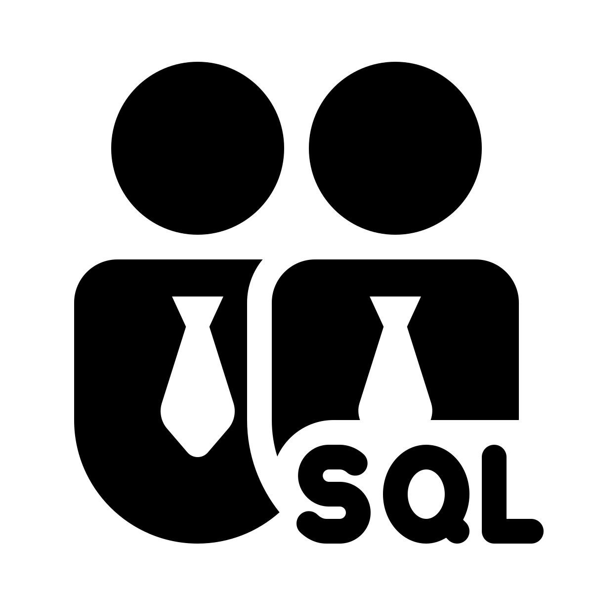 windows 11 filled style groupe d'administrateurs de base de données sql icon