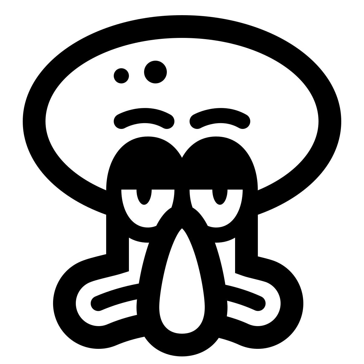 windows 11 filled style 鱿鱼触角 icon