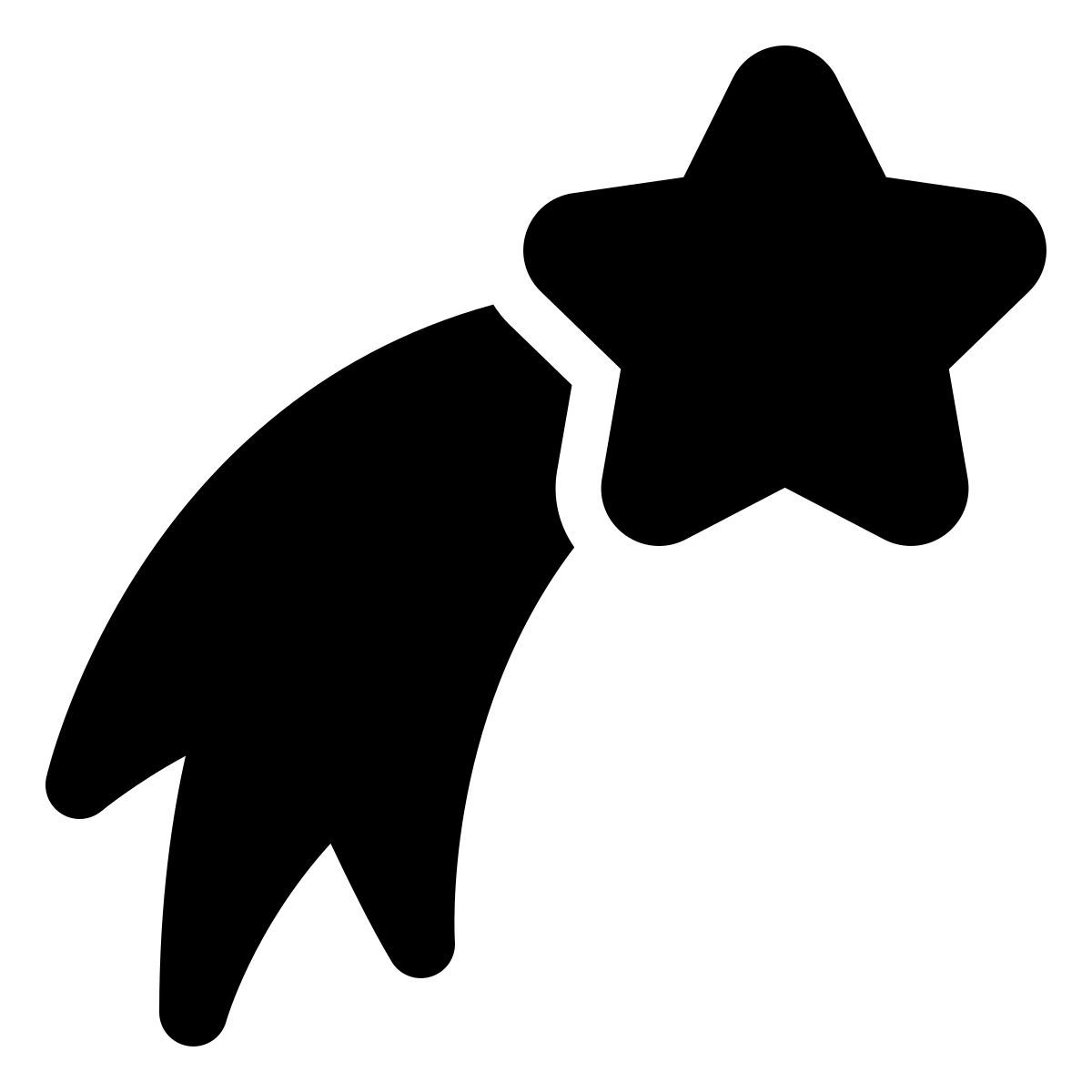 windows 11 filled style star of bethlehem icon