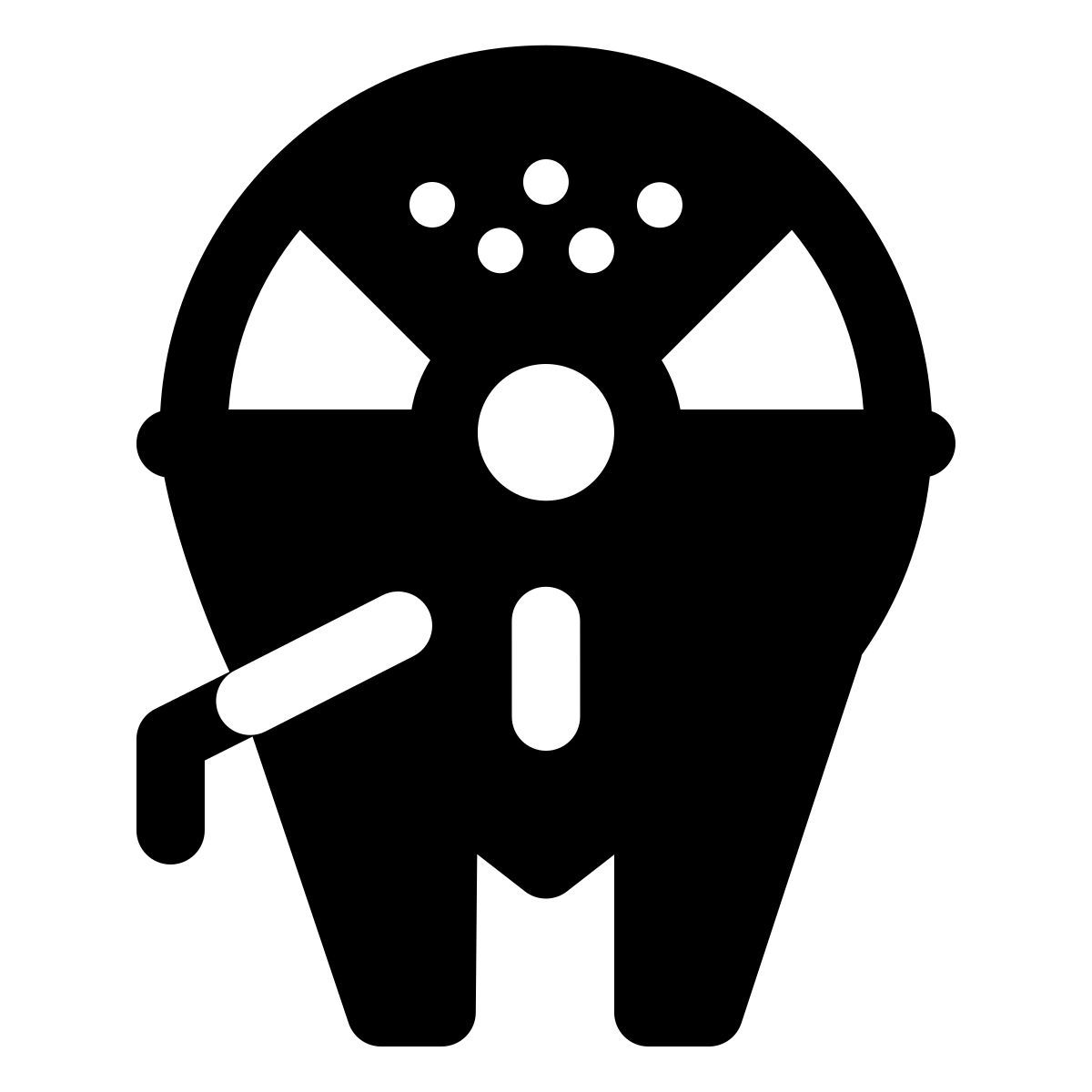 windows 11 filled style star wars millenium falcon icon