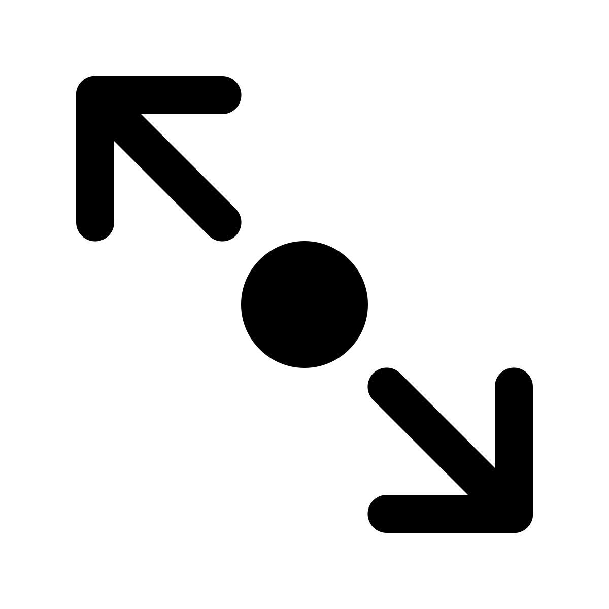 windows 11 filled style étirer en diagonale icon