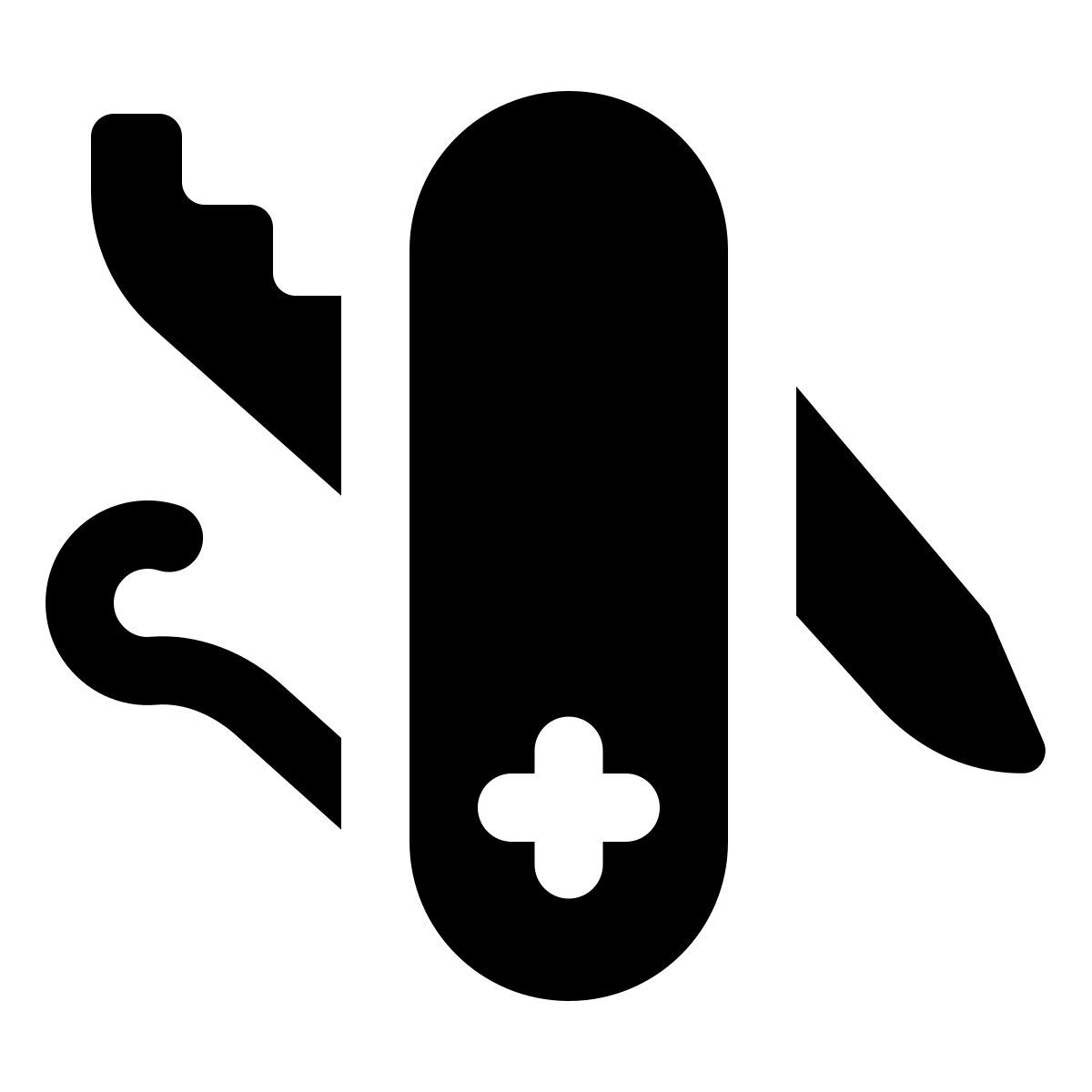 windows 11 filled style 스위스 군용 나이프 icon