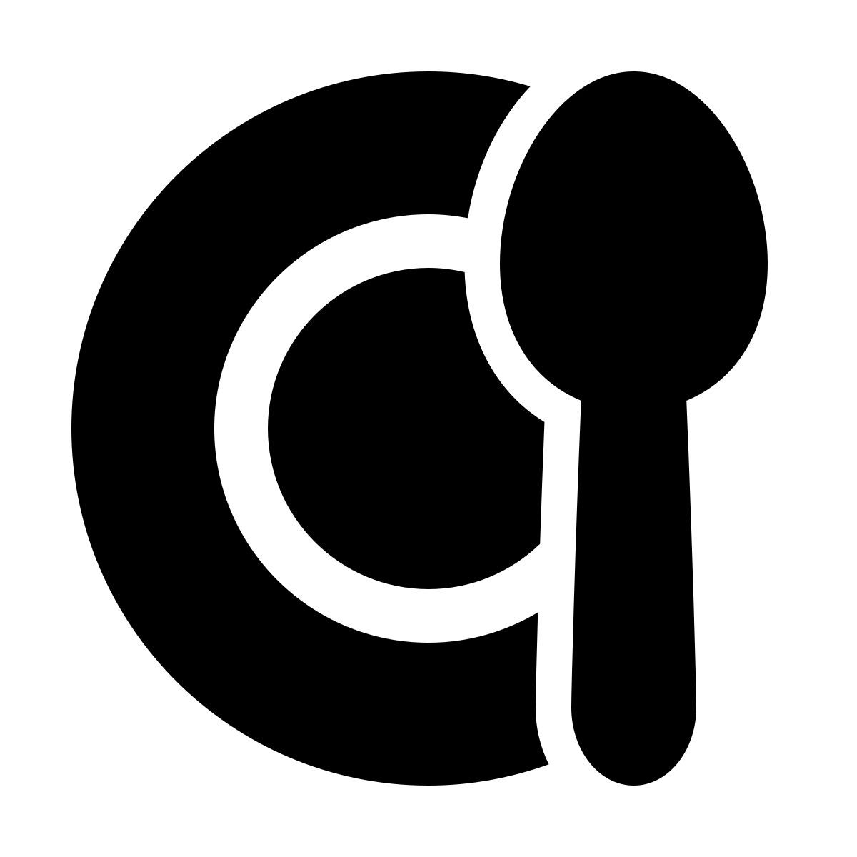 windows 11 filled style cubiertos icon