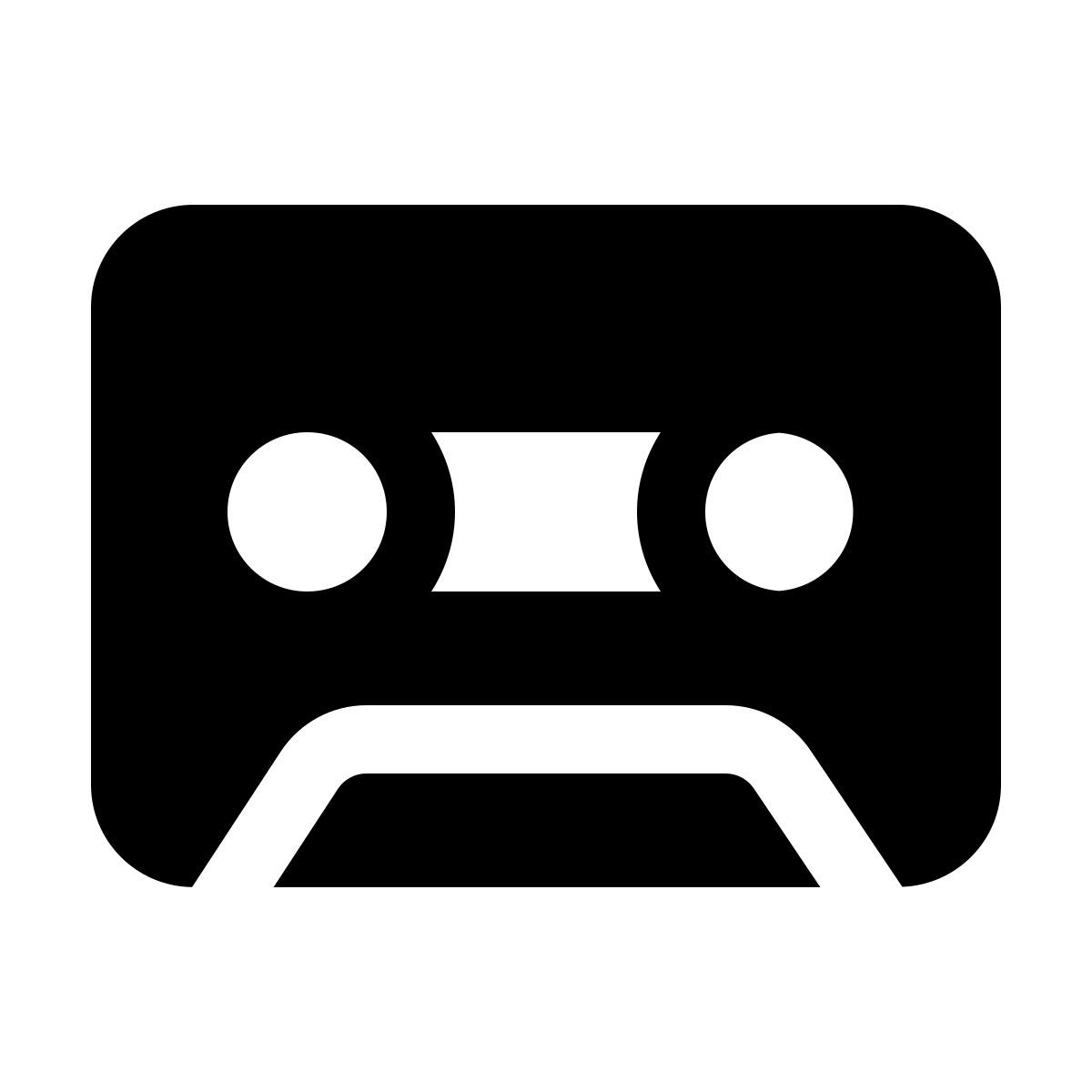 windows 11 filled style 테이프 드라이브 icon