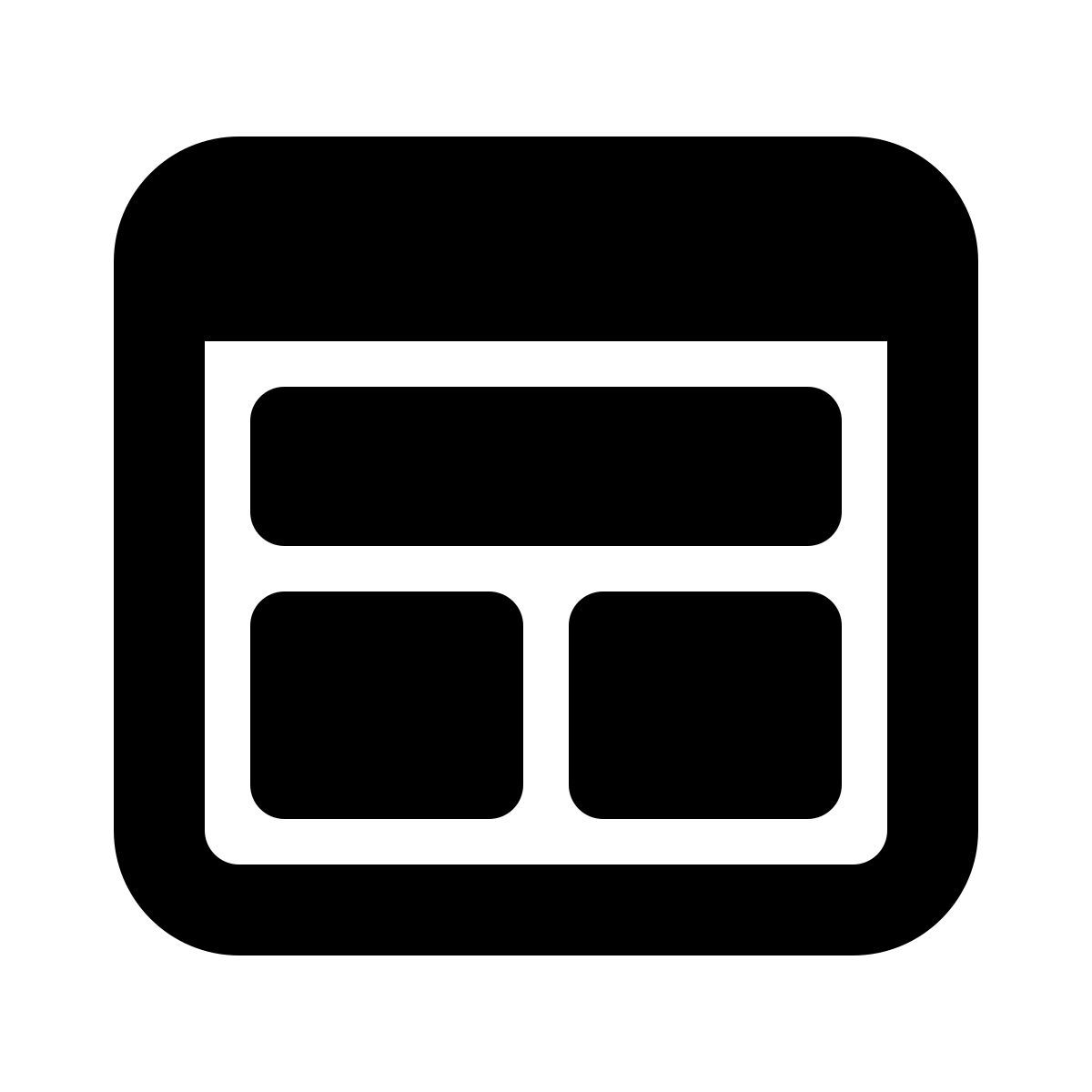 windows 11 filled style template icon