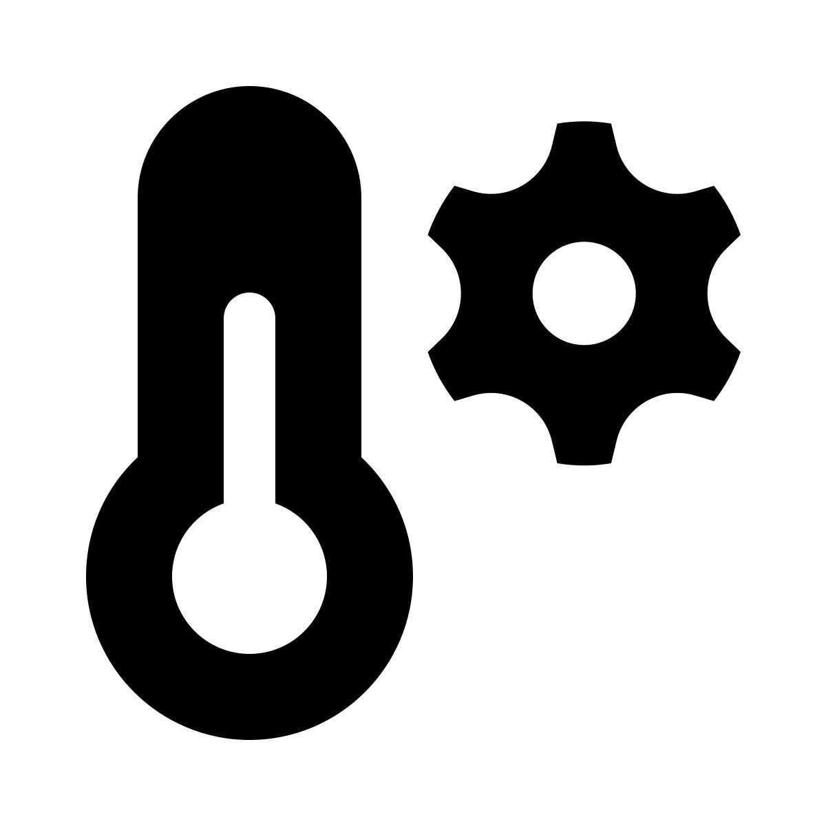 windows 11 filled style automatización de termómetro icon