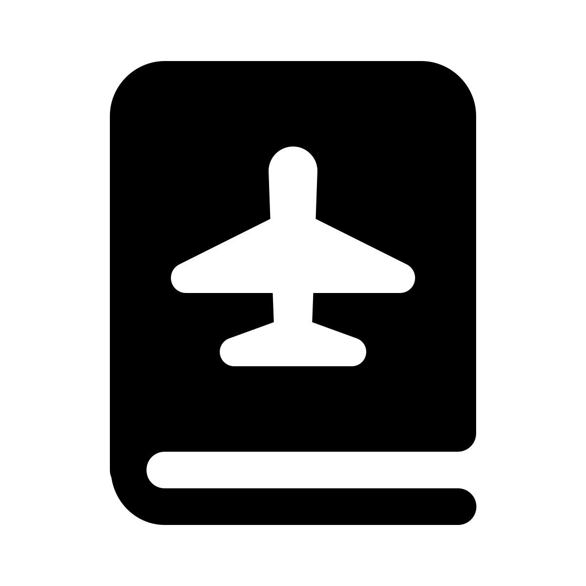 windows 11 filled style trave diary icon