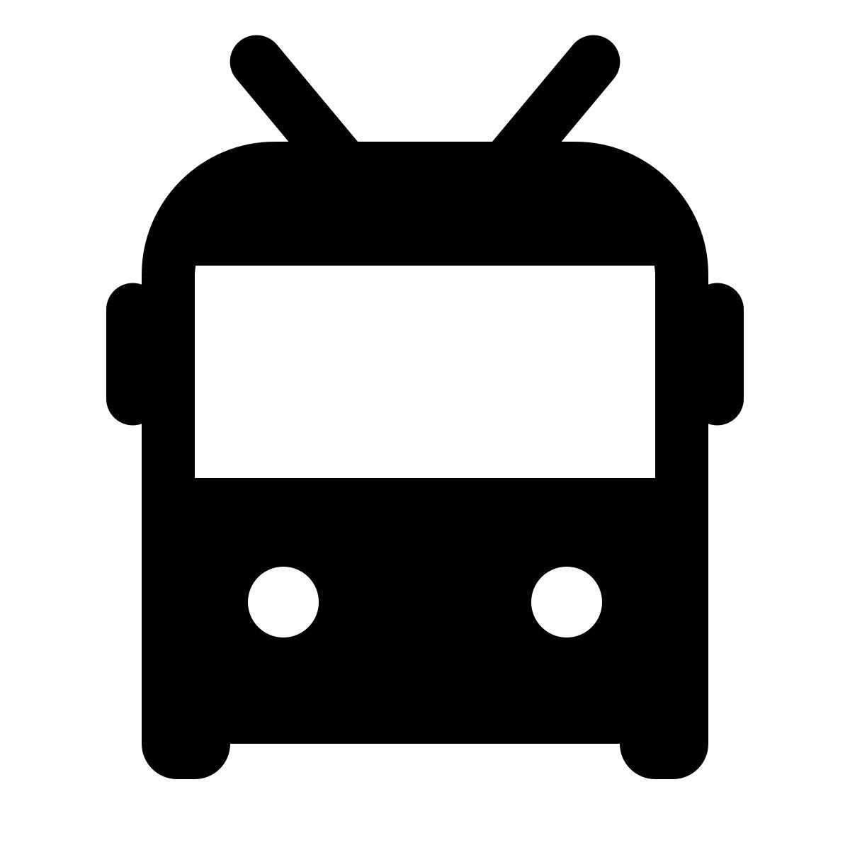windows 11 filled style 电车 icon
