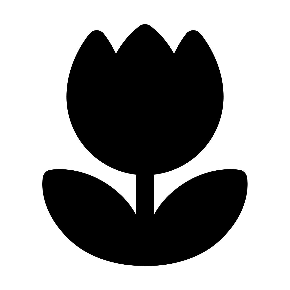 windows 11 filled style 튤립 icon