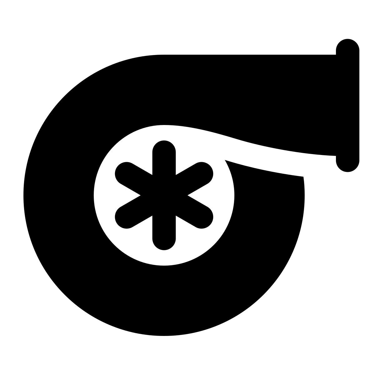 windows 11 filled style turbocompressor icon