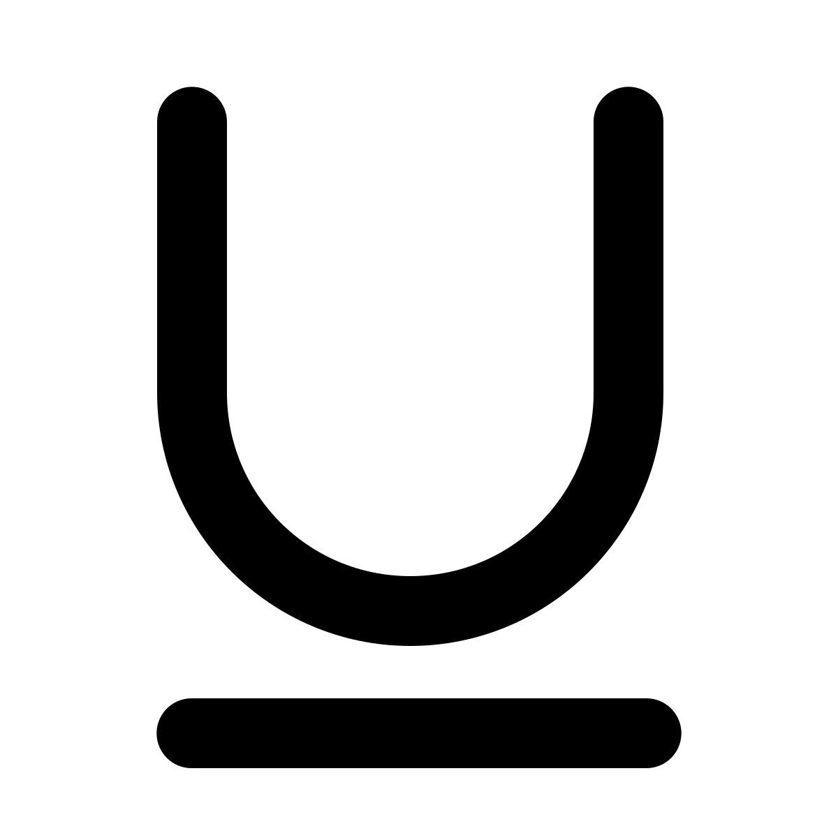 windows 11 filled style sottolineato icon