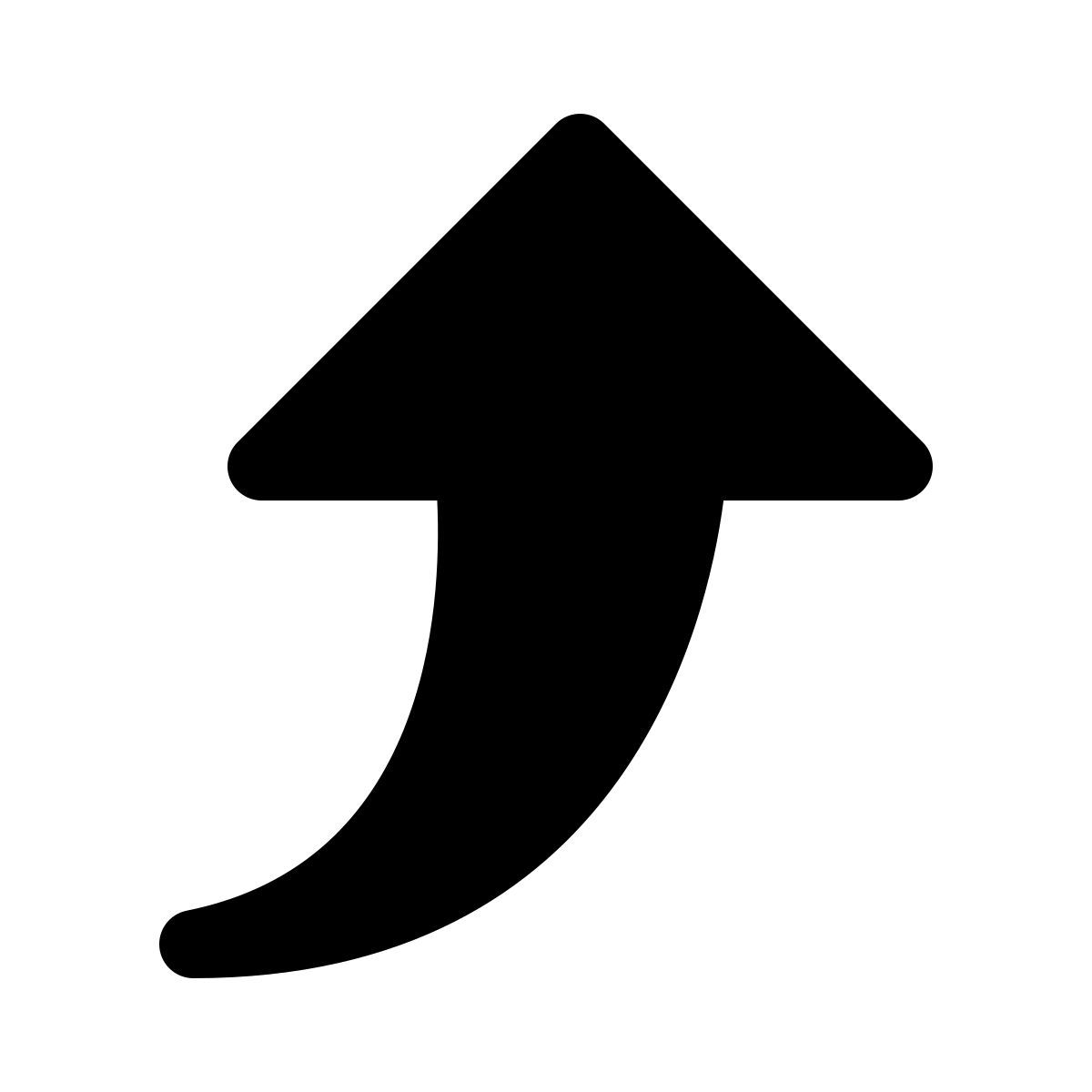 windows 11 filled style up 2 icon