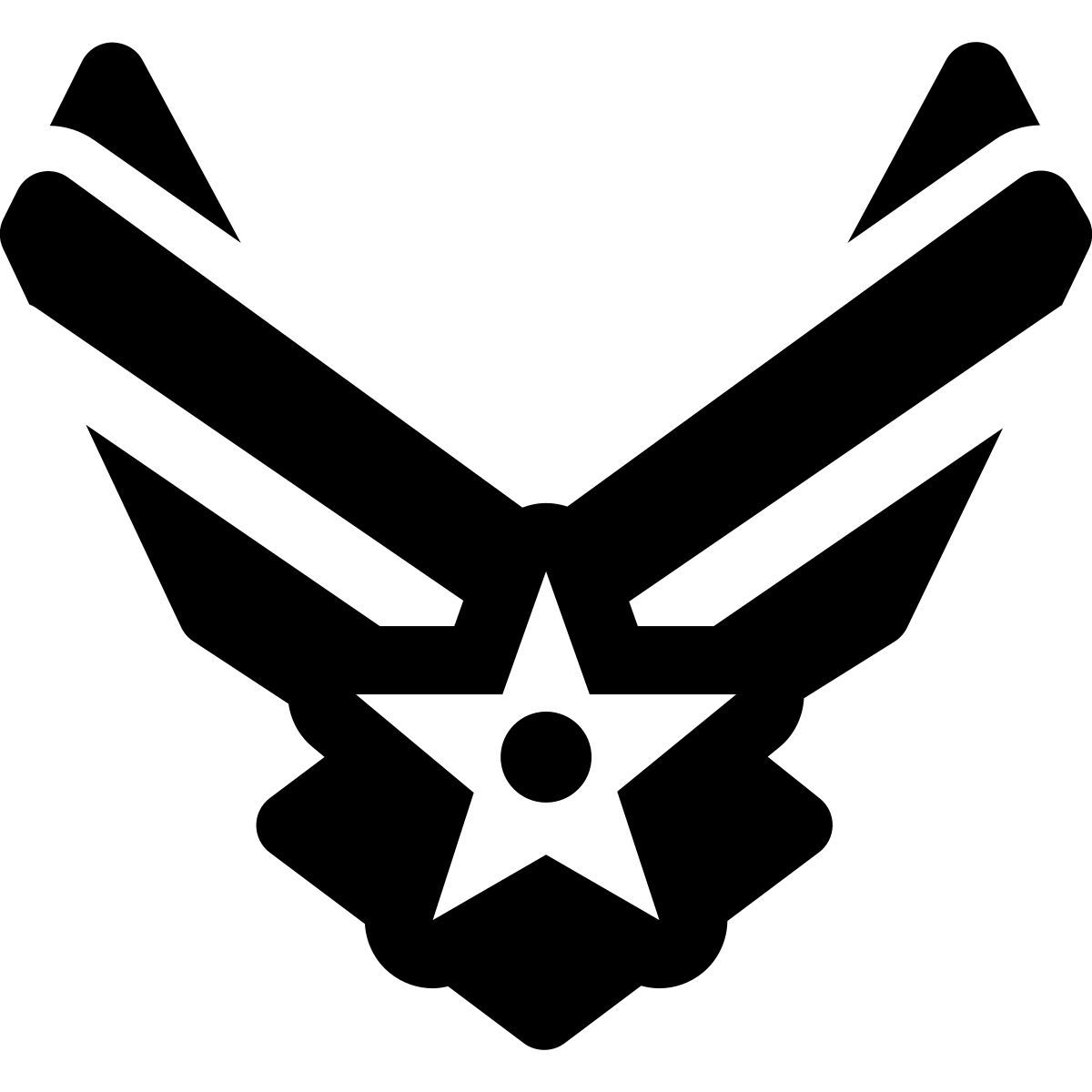 windows 11 filled style us air force icon