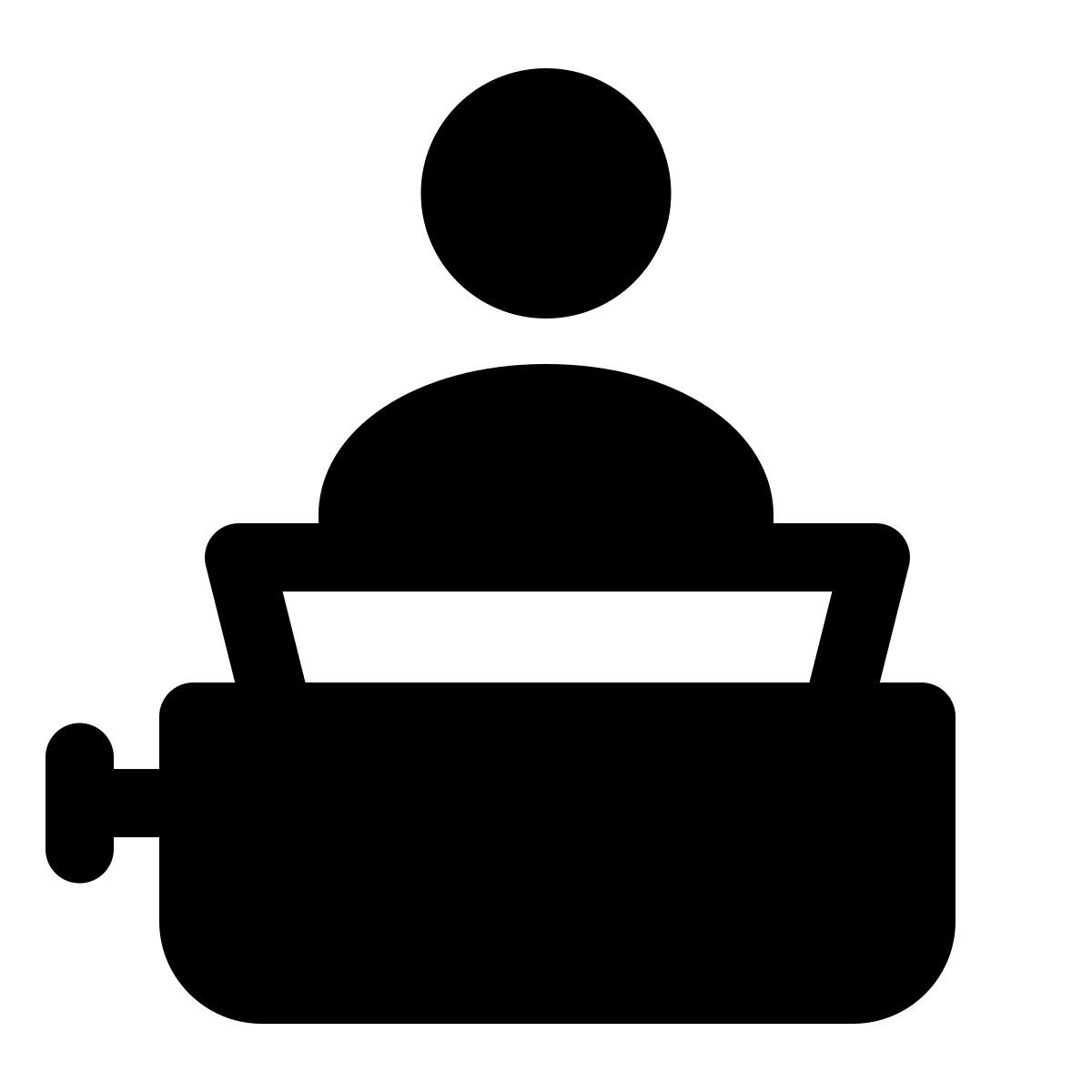 windows 11 filled style 用户用打字机打字 icon