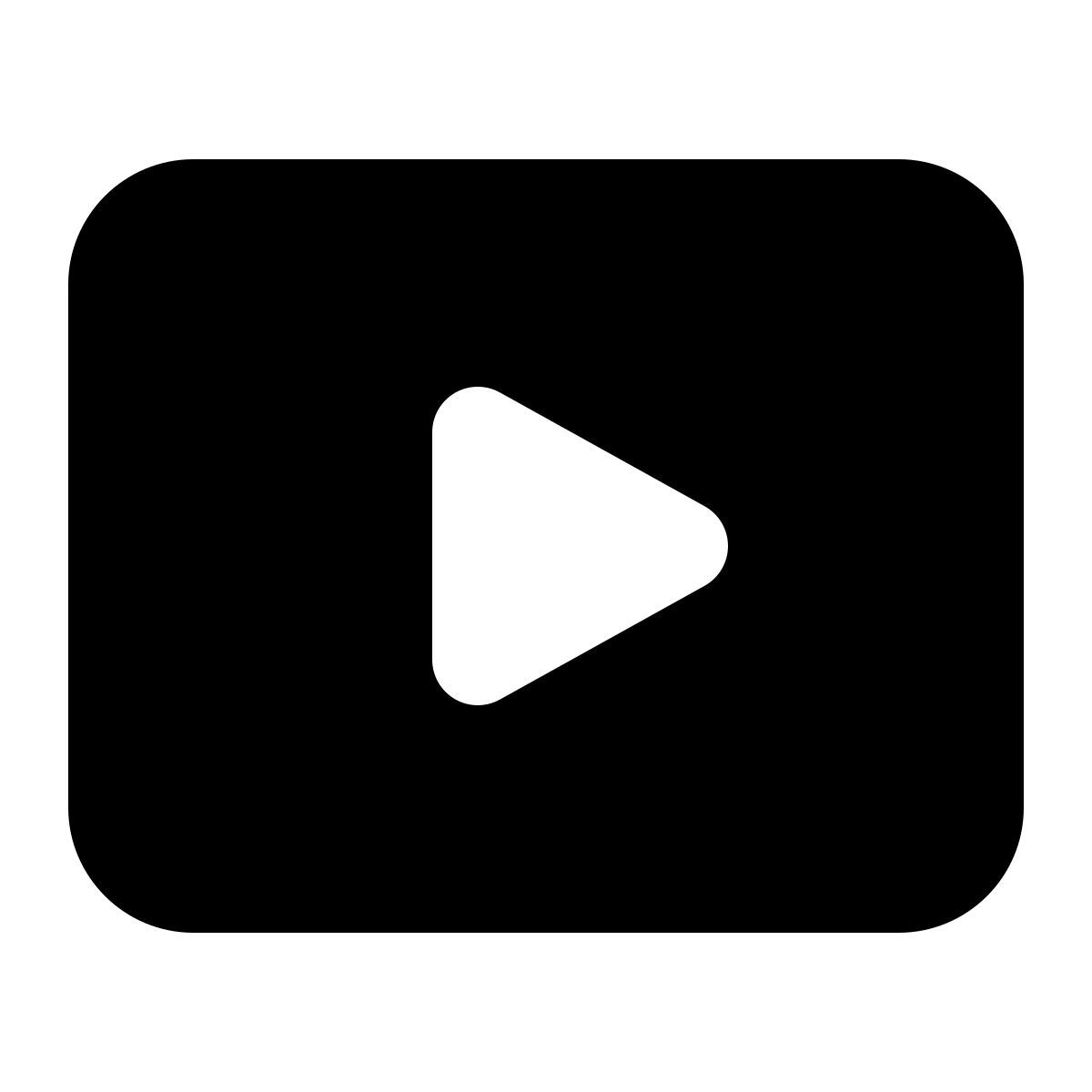 windows 11 filled style 비디오 클립 icon