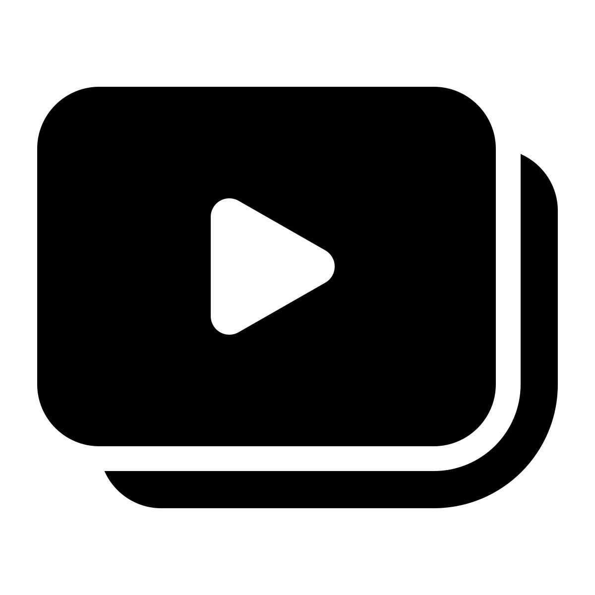 windows 11 filled style video gallery icon