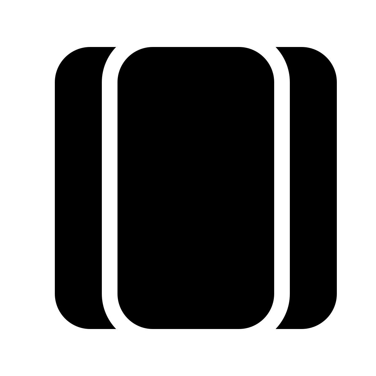 windows 11 filled style matriz de exibição icon