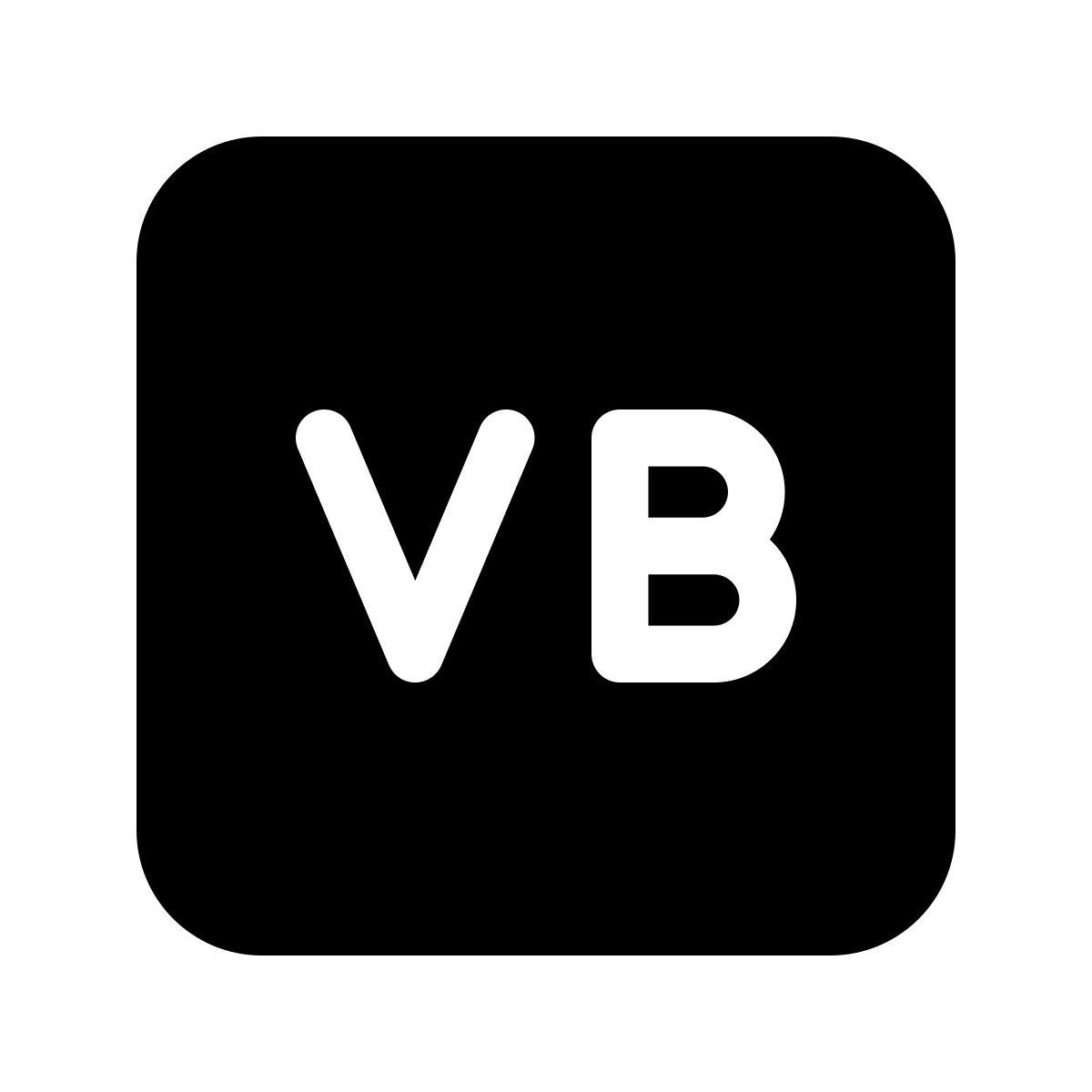 windows 11 filled style visual basic icon