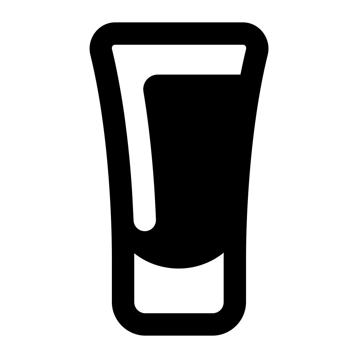 windows 11 filled style wodkaglas icon