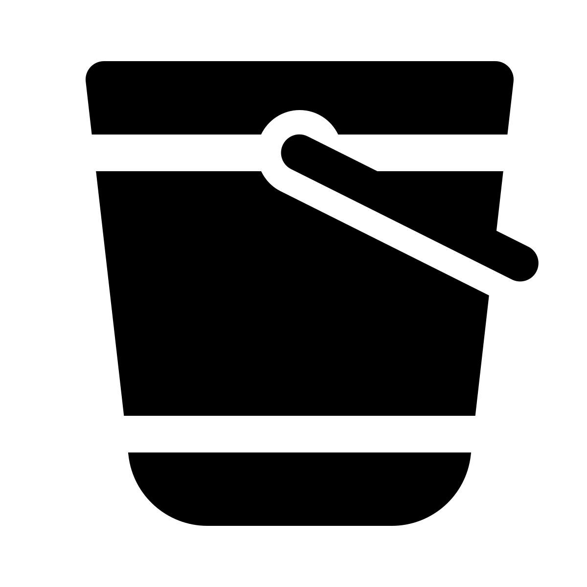 windows 11 filled style secchio d&#39;acqua icon