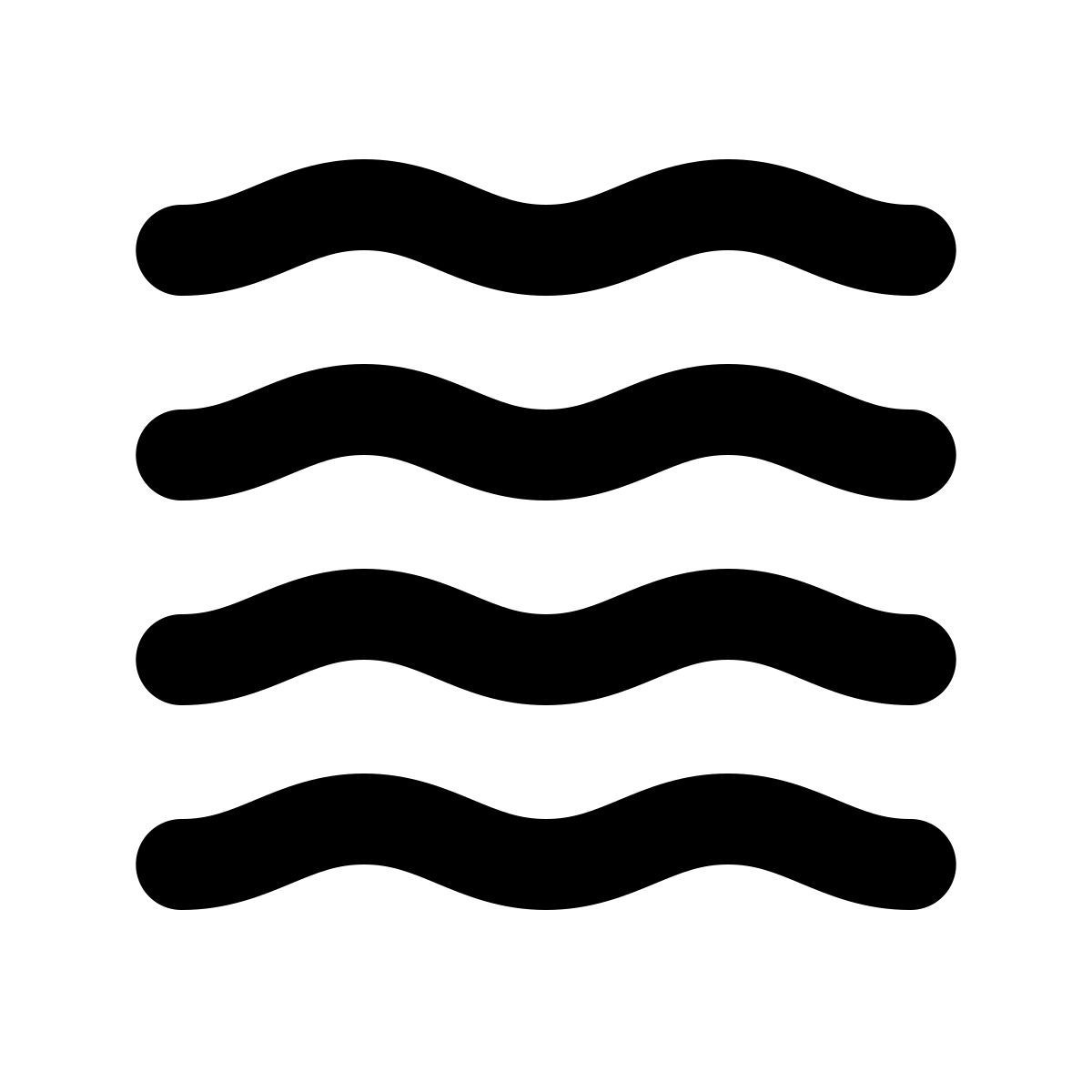 windows 11 filled style linee d'onda icon