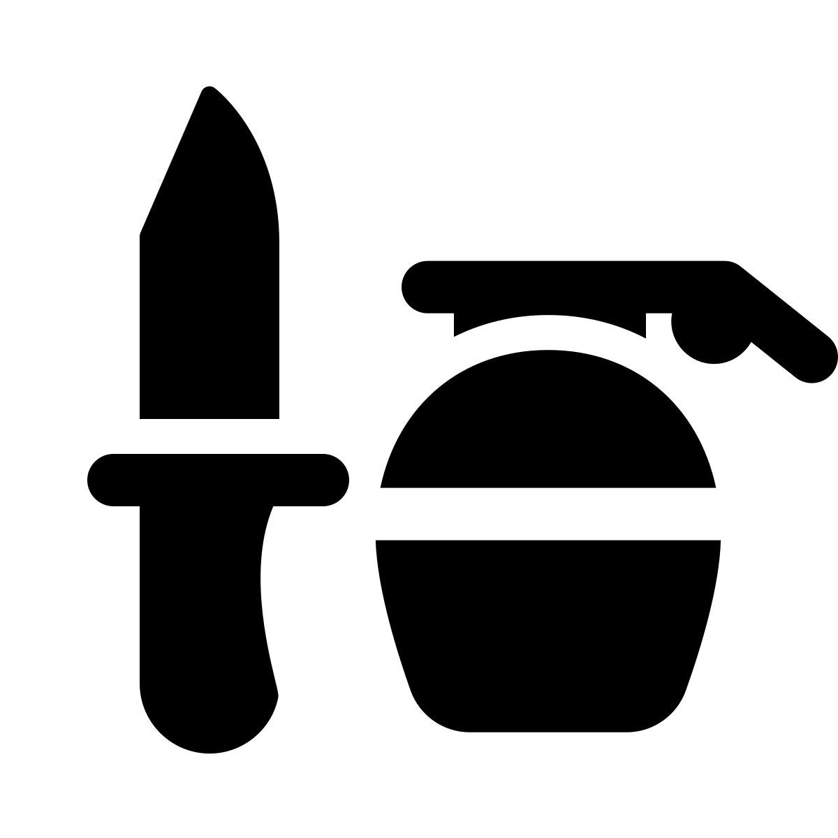 windows 11 filled style 무기 icon